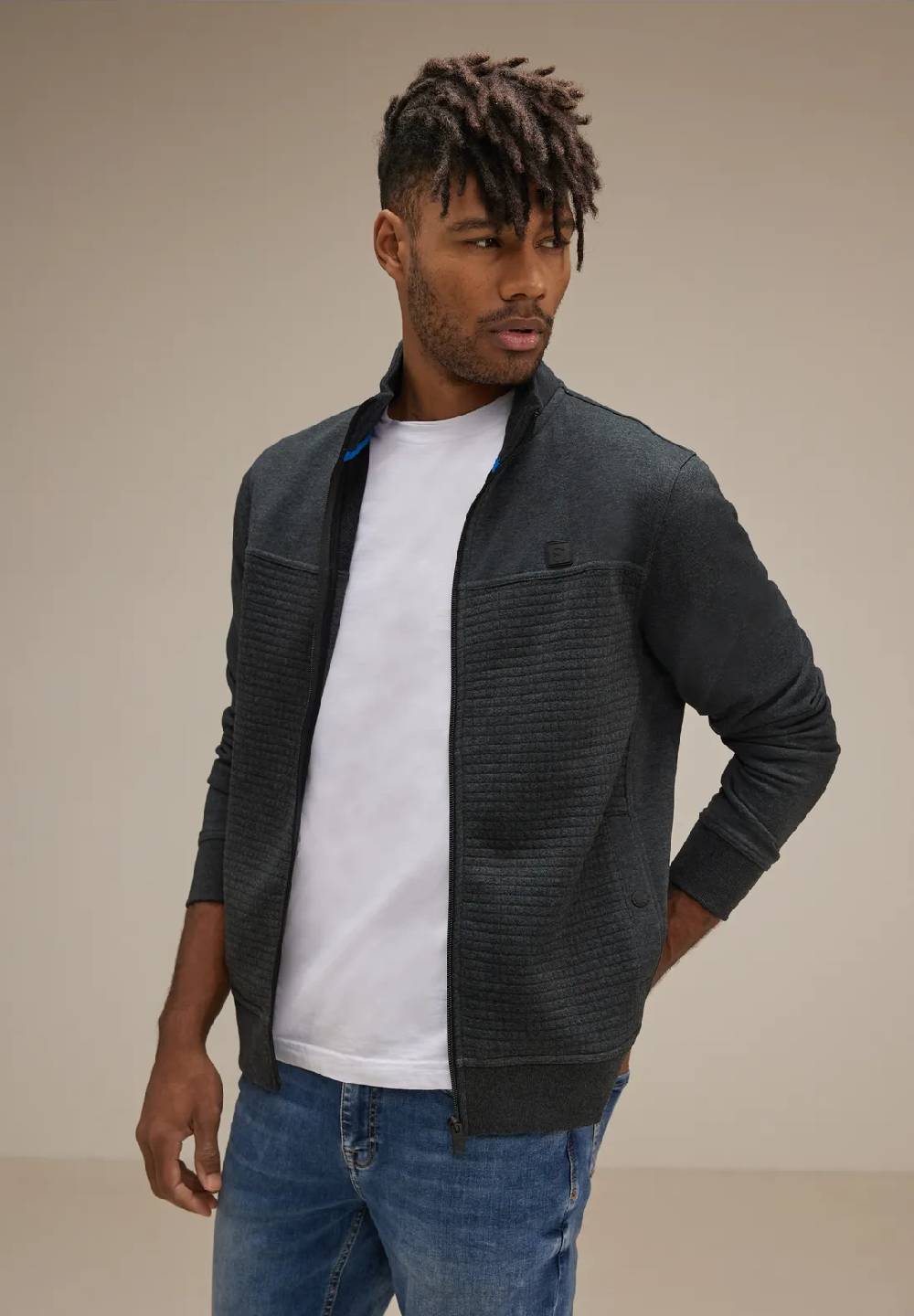 Street One Strukturmix Sweatjacke