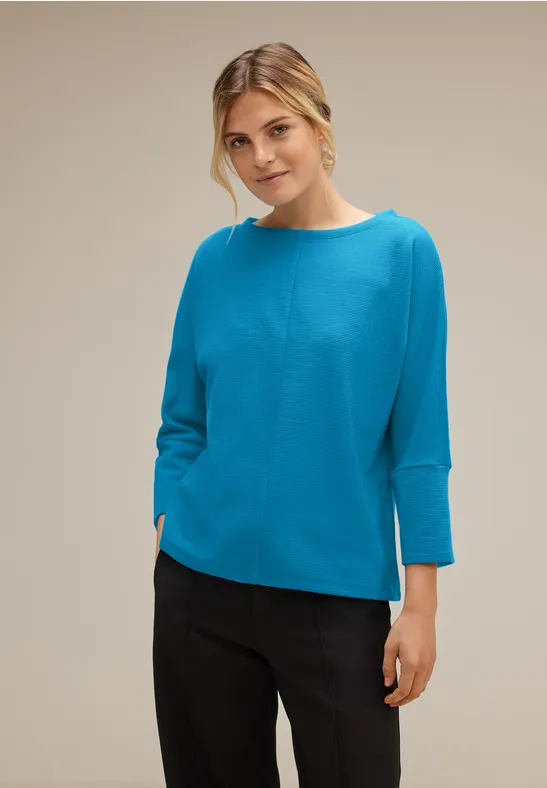 Street One Strukturshirt Mit 3/4-Arm