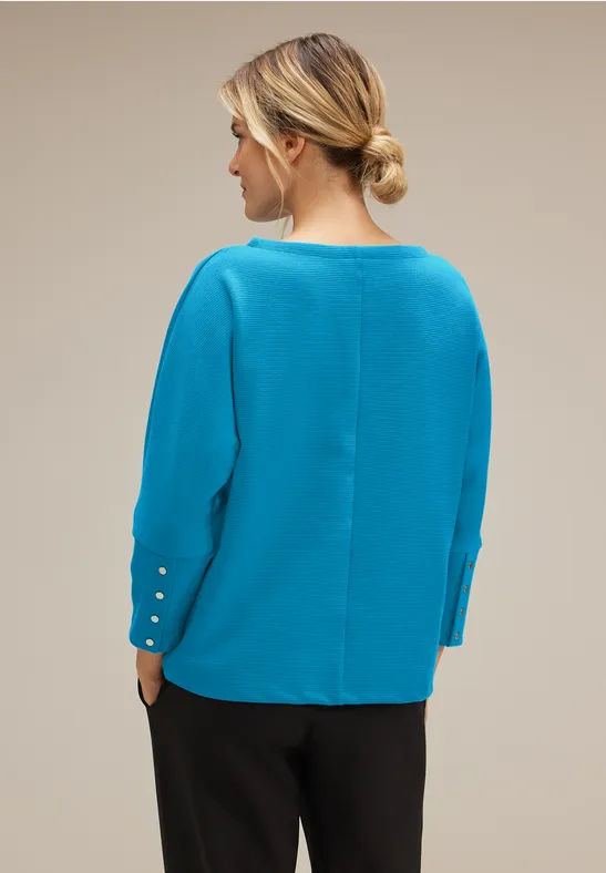Street One Strukturshirt Mit 3/4-Arm