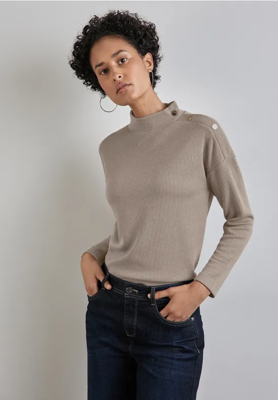 Street One Strukturshirt Mit Knöpfen