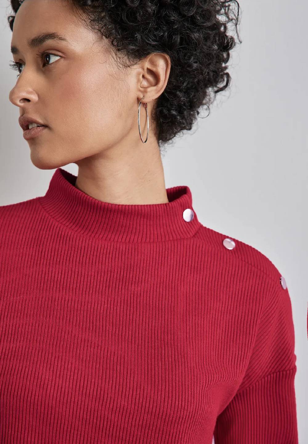 Street One Strukturshirt mit Knöpfen