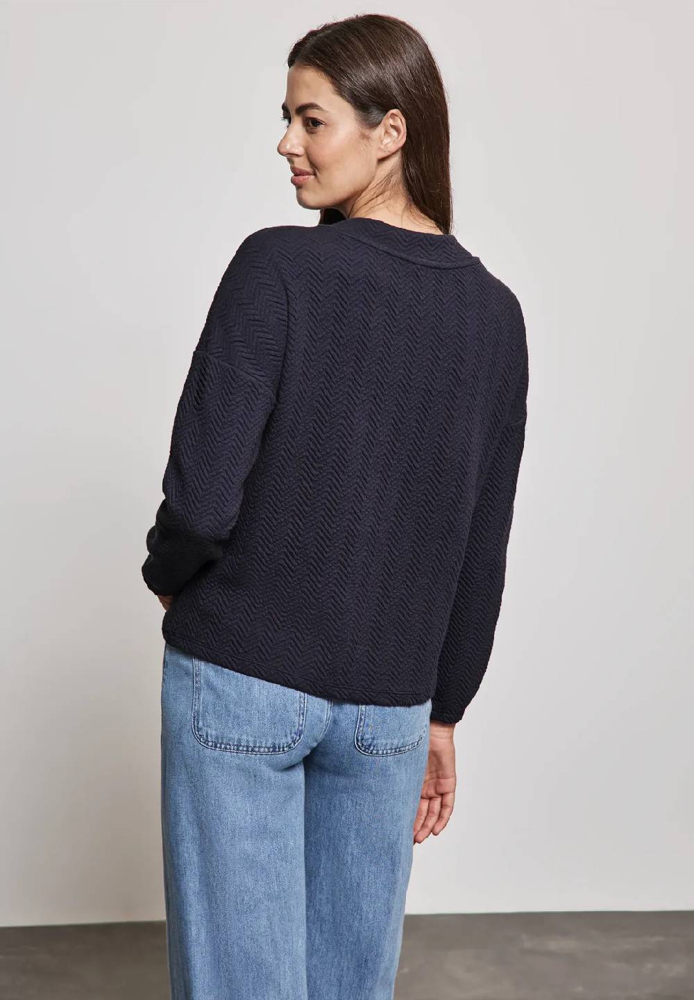 Street One Strukturshirt Mit Turtleneck