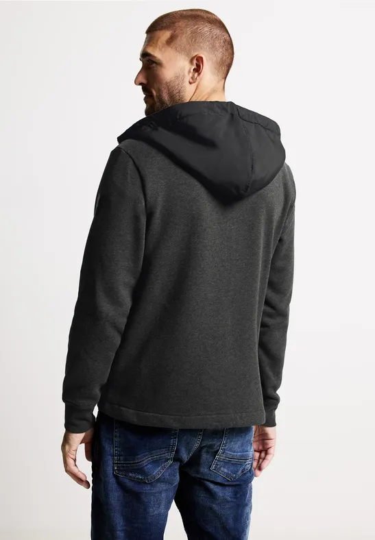 Street One Sweatjacke Im Materialmix