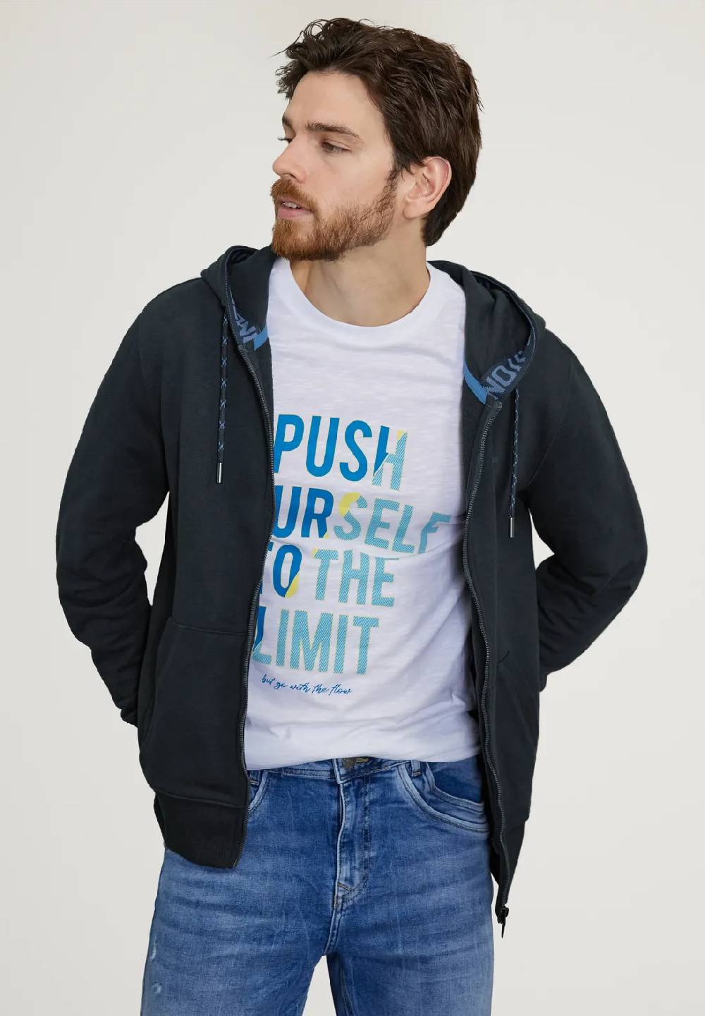 Street One Sweatjacke mit Kapuze