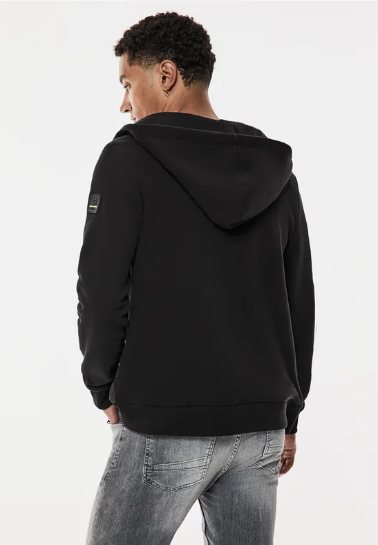 Street One Sweatjacke Mit Materialmix