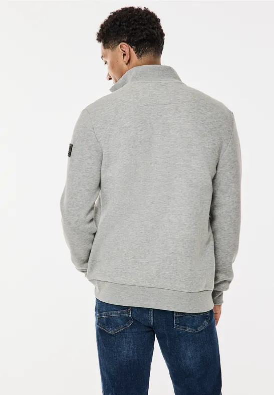 Street One Sweatjacke Mit Materialmix