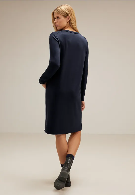 Street One Sweatkleid Mit Tapedetails