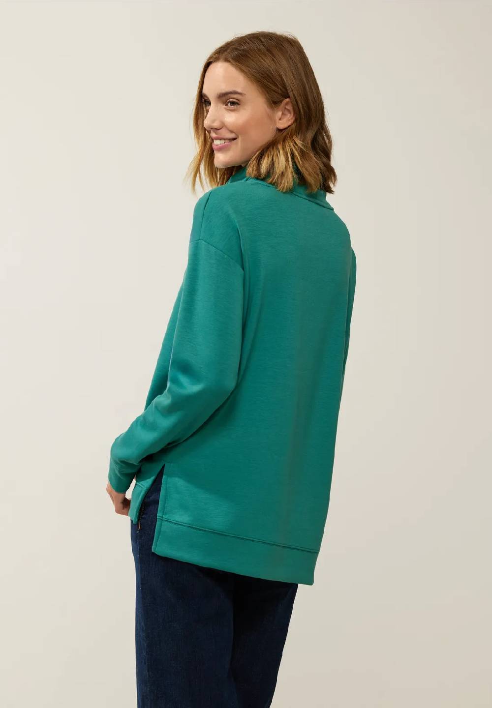 Street One Sweatpullover Mit Stehkragen