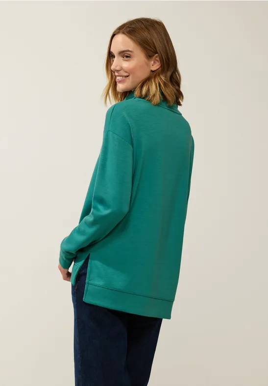 Street One Sweatpullover Mit Stehkragen