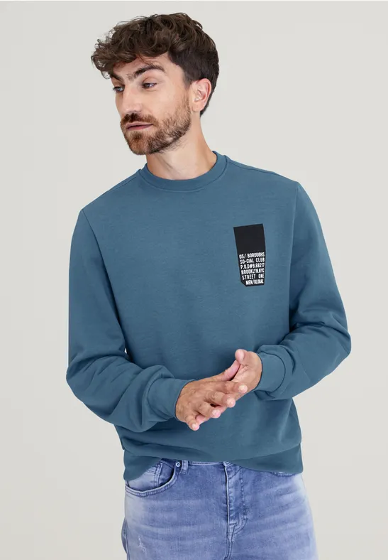 Street One Sweatshirt Mit Brustprint