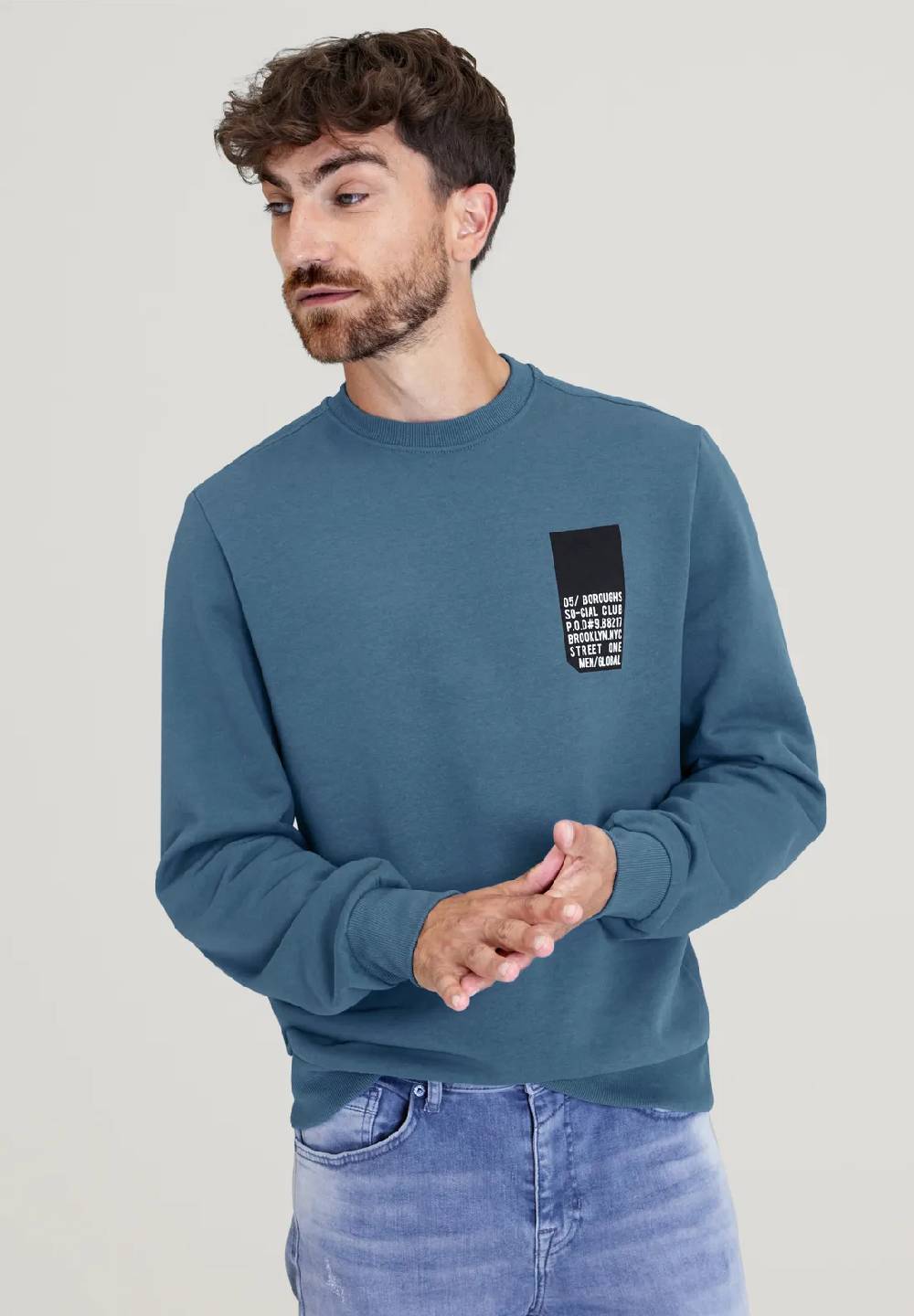 Street One Sweatshirt Mit Brustprint