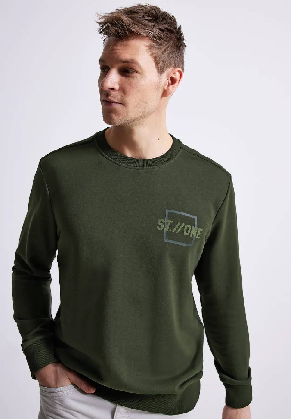 Street One Sweatshirt Mit Logoprint