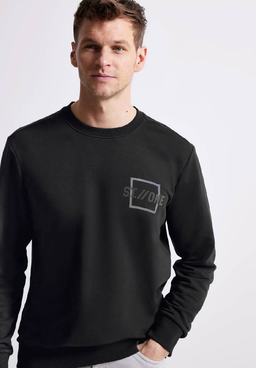 Street One Sweatshirt mit Logoprint