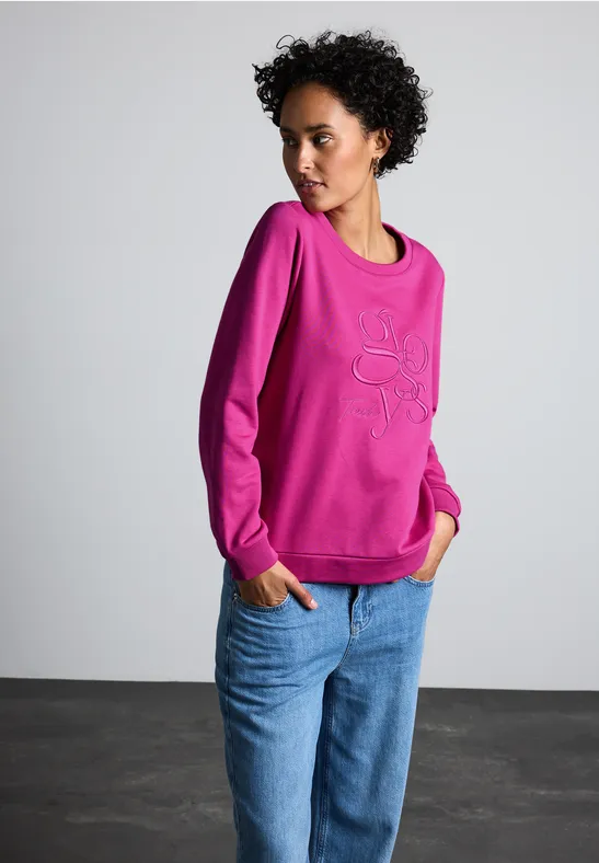 Street One Sweatshirt Mit Stickerei