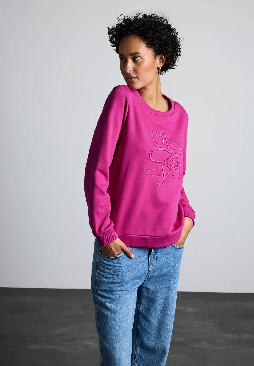 Street One Sweatshirt mit Stickerei