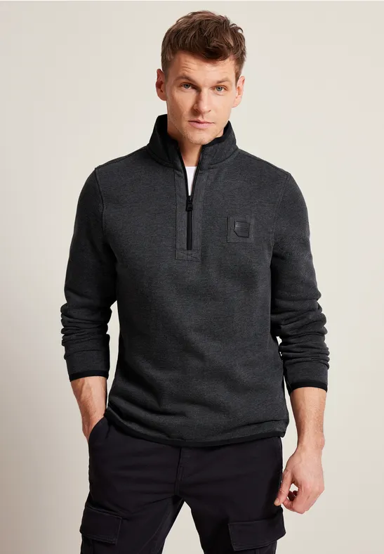 Street One Sweatshirt Mit Troyerkragen