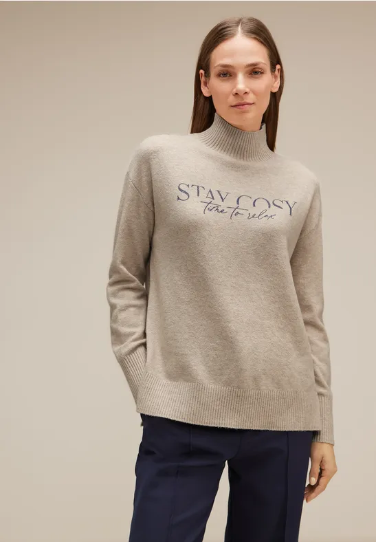 Street One Sweatshirt Mit Wording