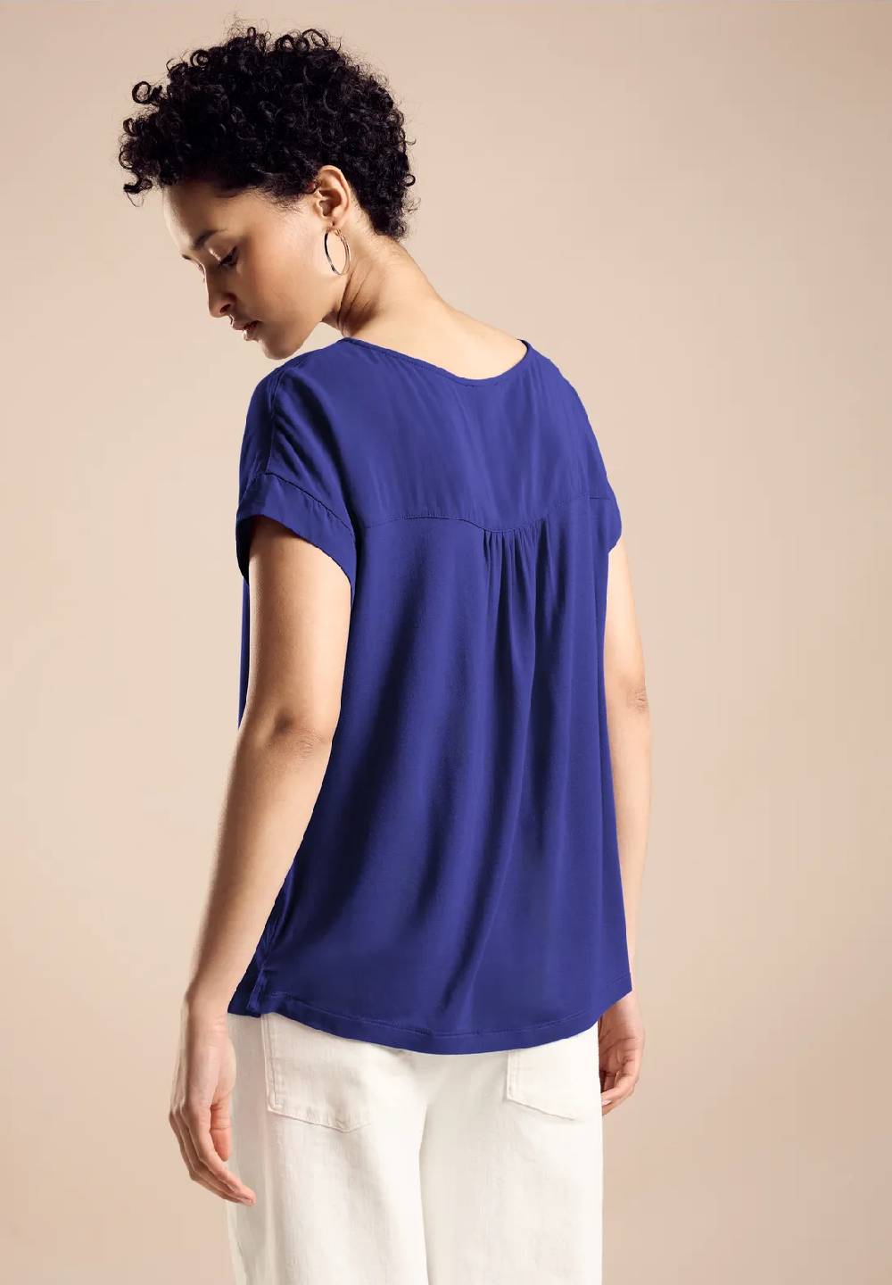 Street One T-Shirt Im Materialmix