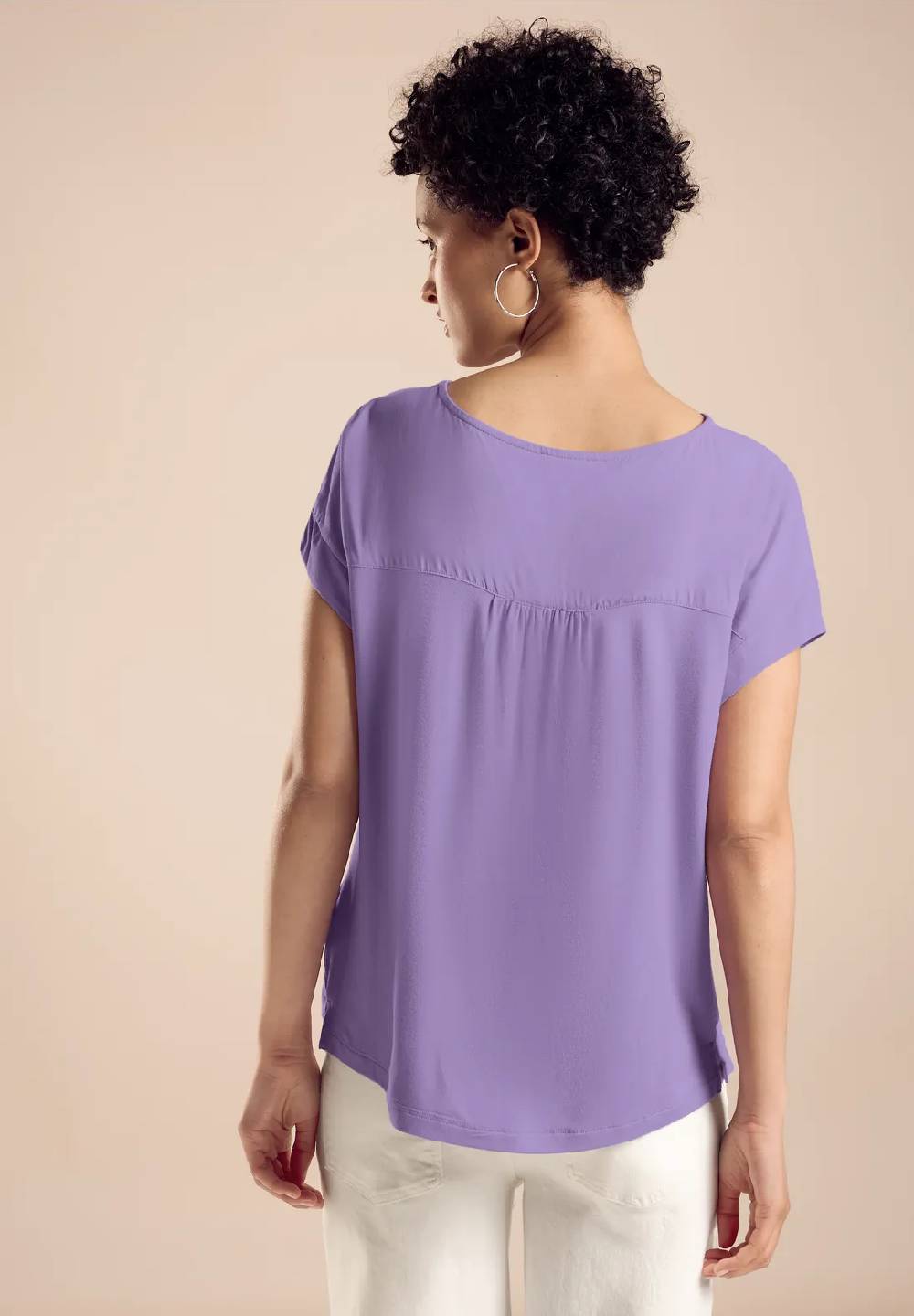 Street One T-Shirt Im Materialmix