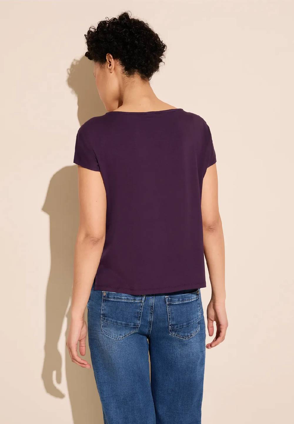 Street One T-Shirt Im Materialmix