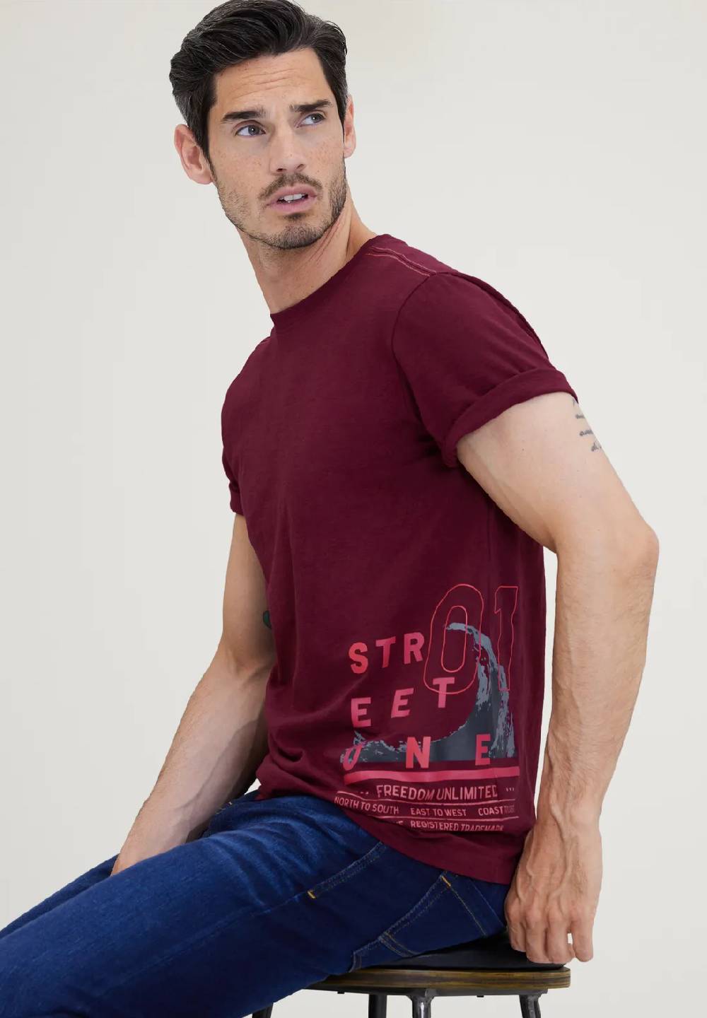 Street One T-Shirt im Printmix