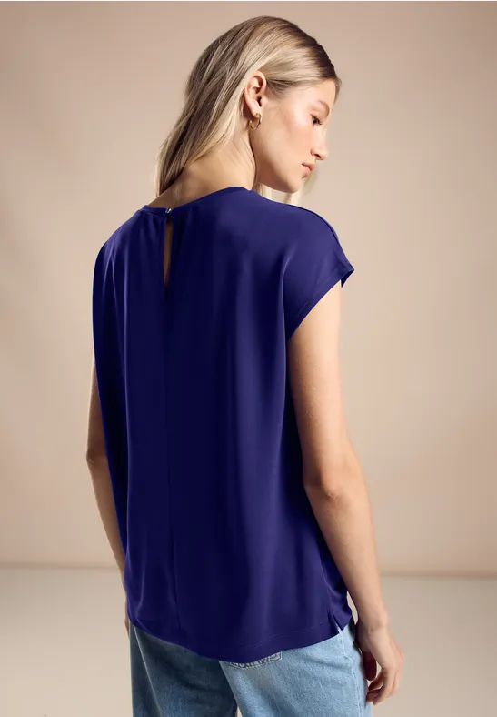 Street One T-Shirt Im Seidenlook