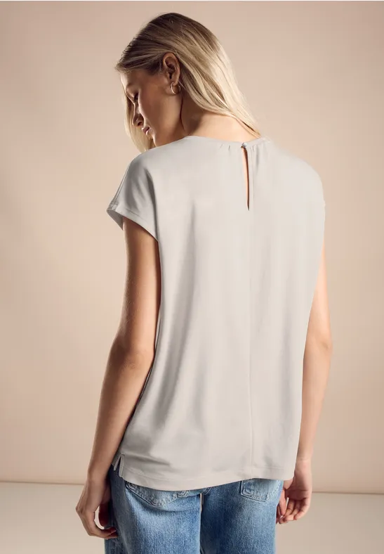 Street One T-Shirt Im Seidenlook