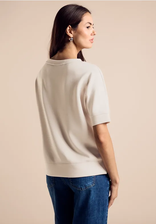 Street One T-Shirt Im Silk-Look