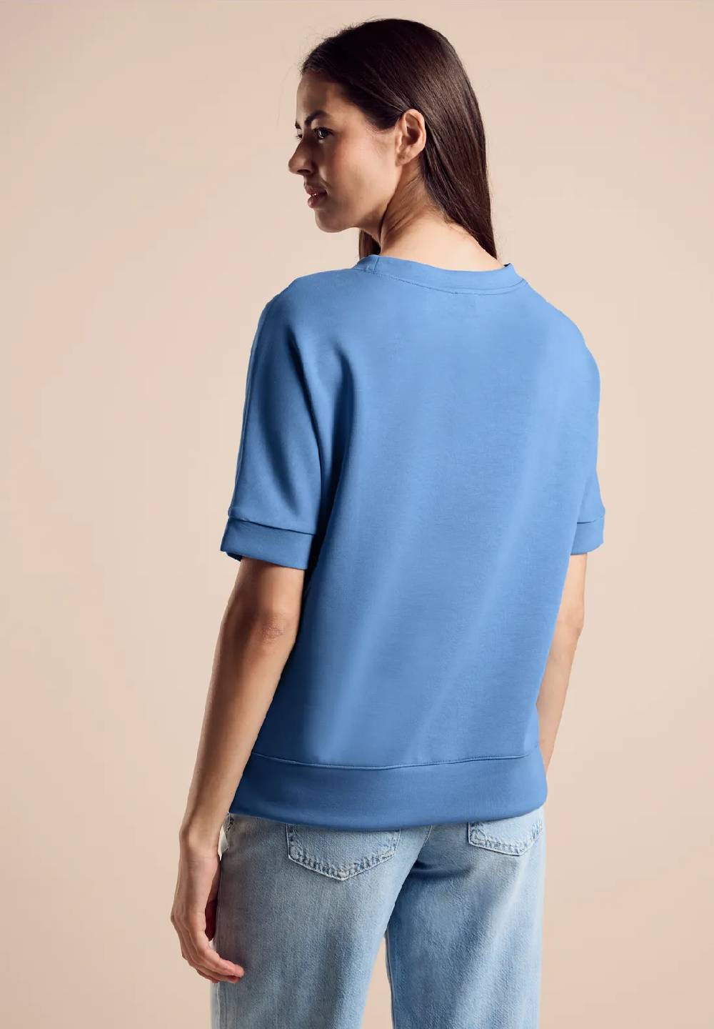 Street One T-Shirt Im Silk-Look