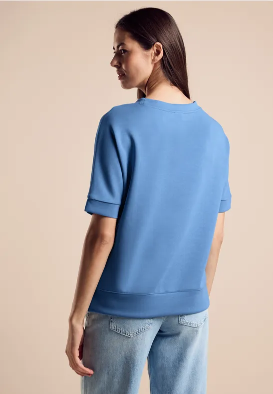 Street One T-Shirt Im Silk-Look