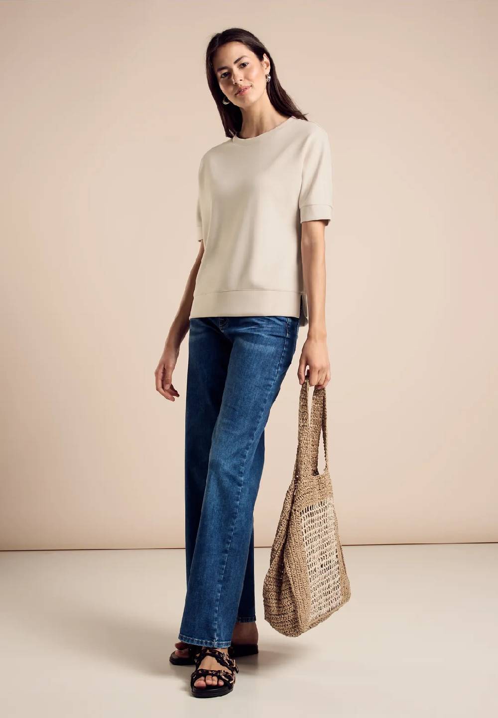 Street One T-Shirt im Silk-Look