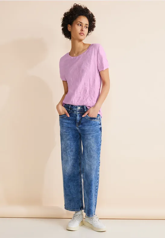 Street One T-Shirt In Crash Optik - Style GERDA