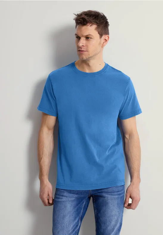 Street One T-Shirt In Gewaschener Optik