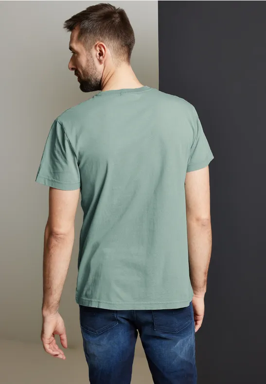 Street One T-Shirt In Gewaschener Optik