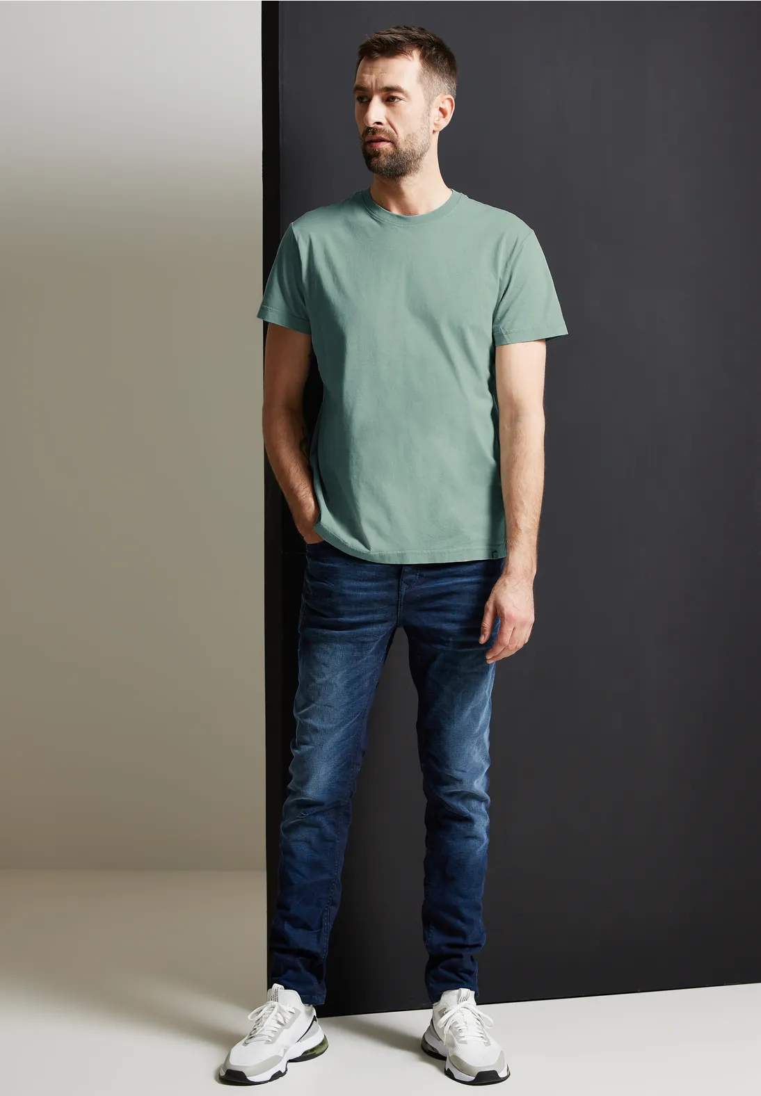 Street One T-Shirt in gewaschener Optik