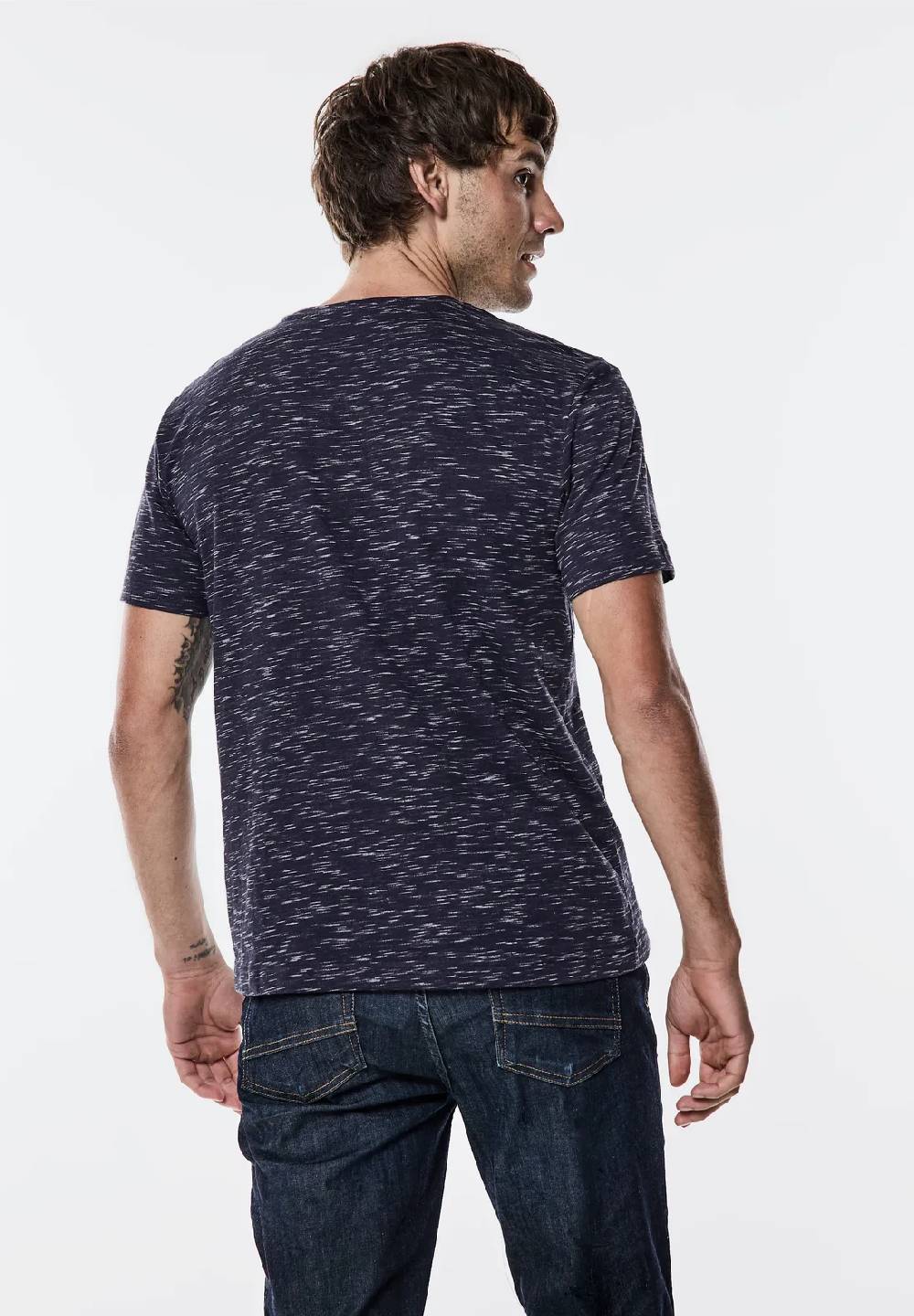 Street One T-Shirt In Melange-Optik