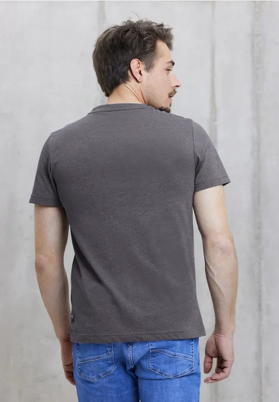 Street One T-Shirt In Melange Optik