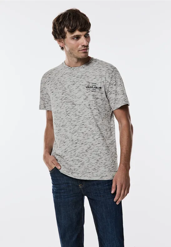 Street One T-Shirt In Melange-Optik