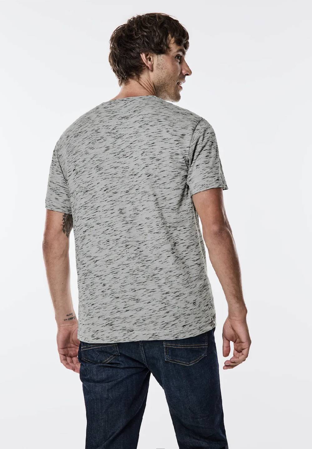 Street One T-Shirt In Melange-Optik