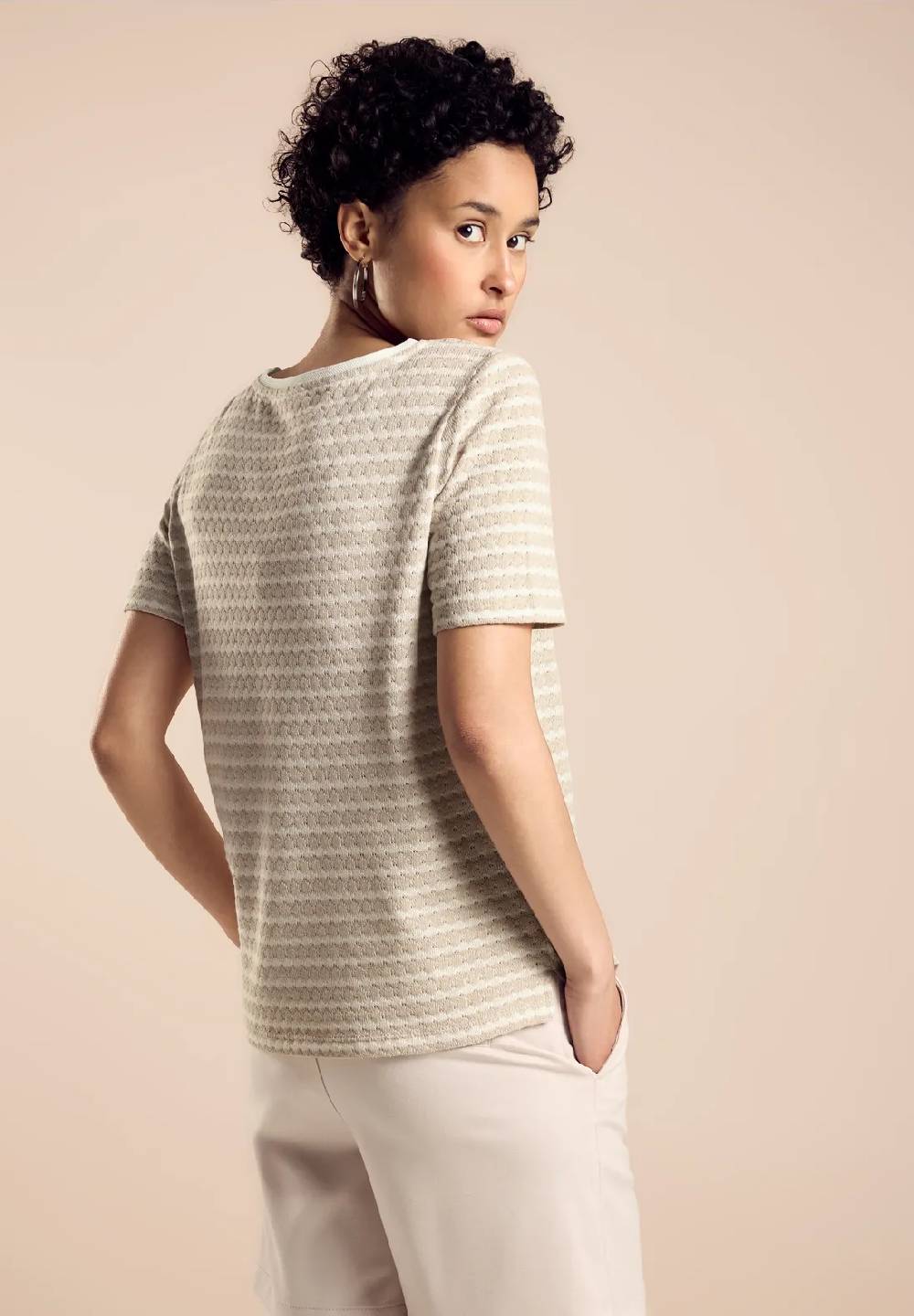 Street One T-Shirt In Strickoptik