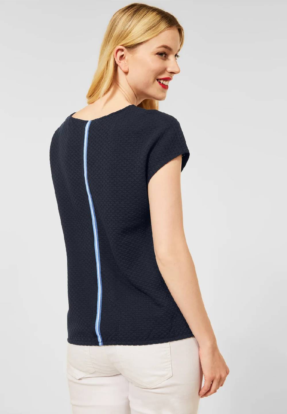 Street One T-Shirt In Struktur Optik