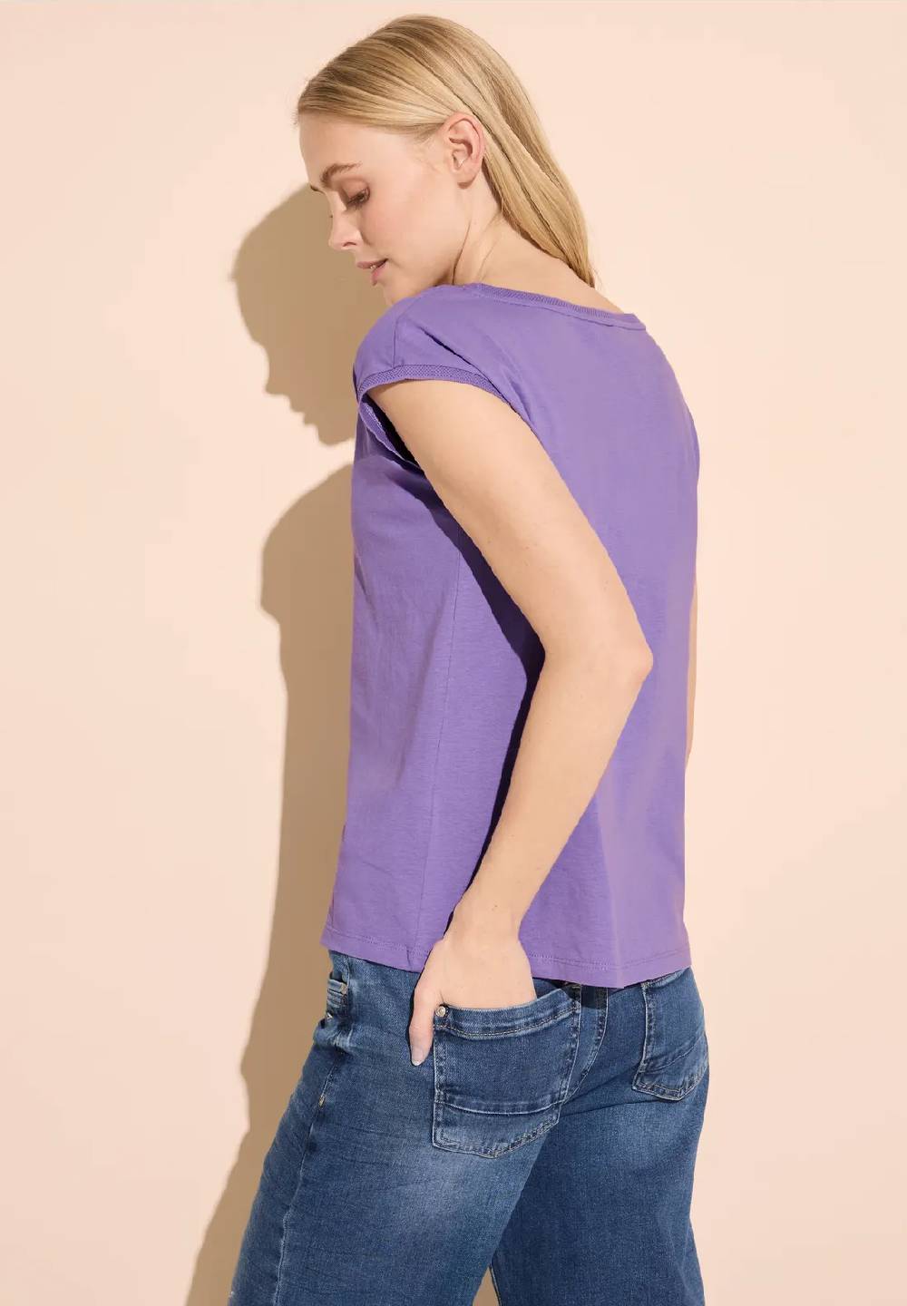 Street One T-Shirt In Unifarbe