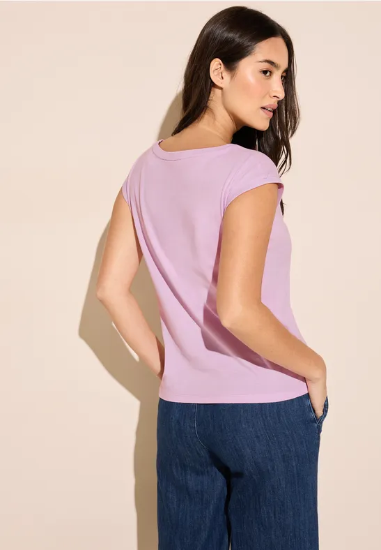 Street One T-Shirt In Unifarbe