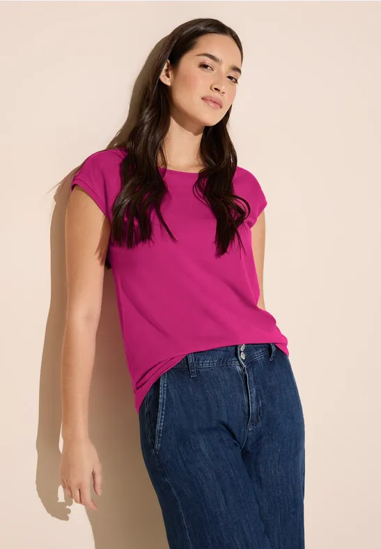 Street One T-Shirt In Unifarbe