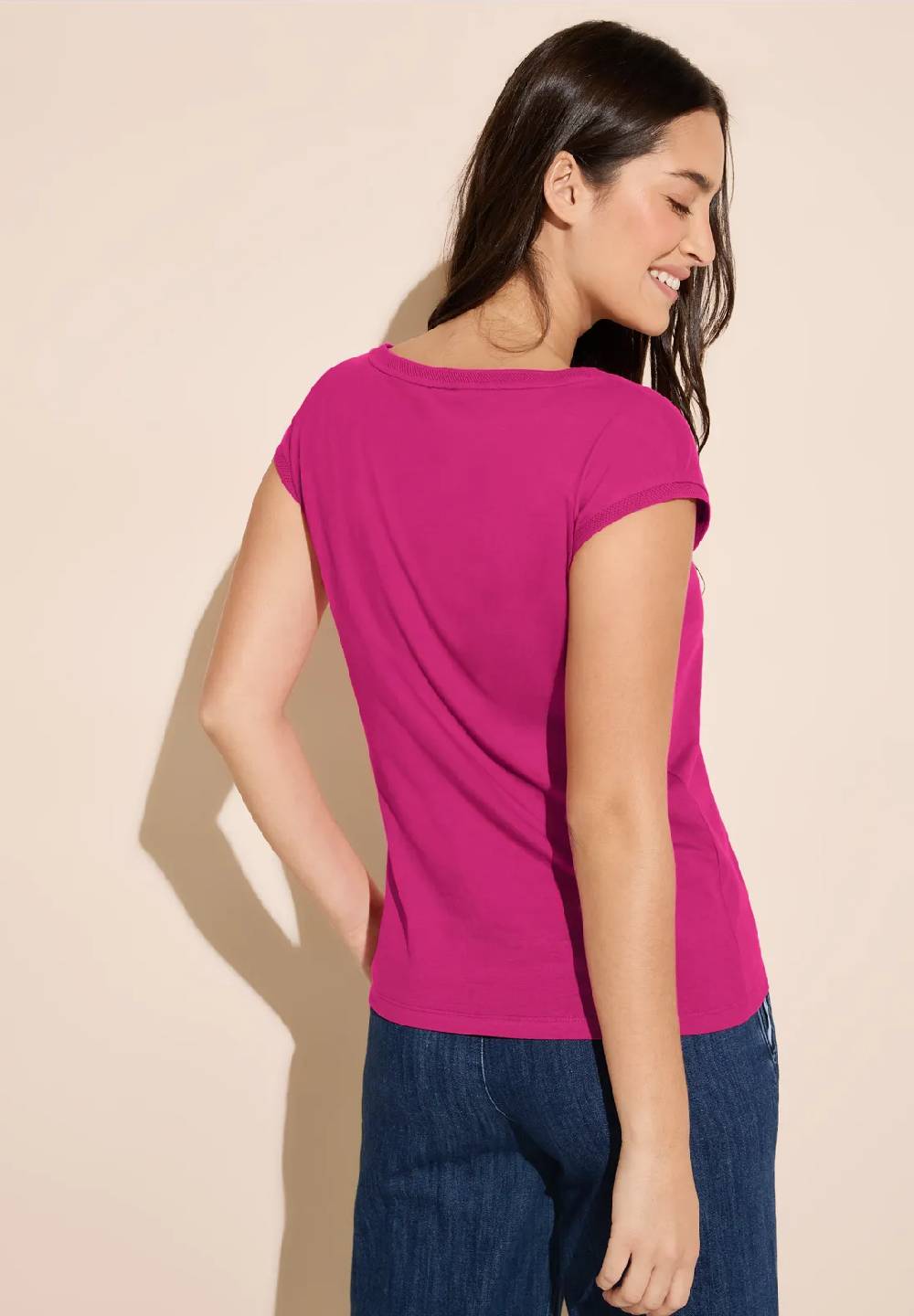 Street One T-Shirt In Unifarbe