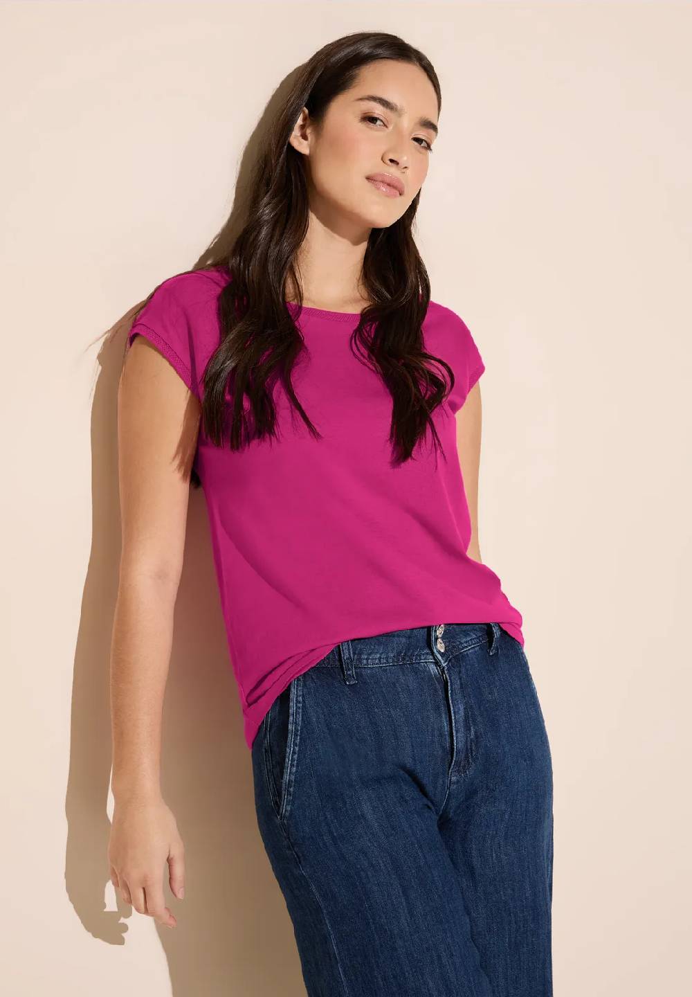 Street One T-Shirt in Unifarbe