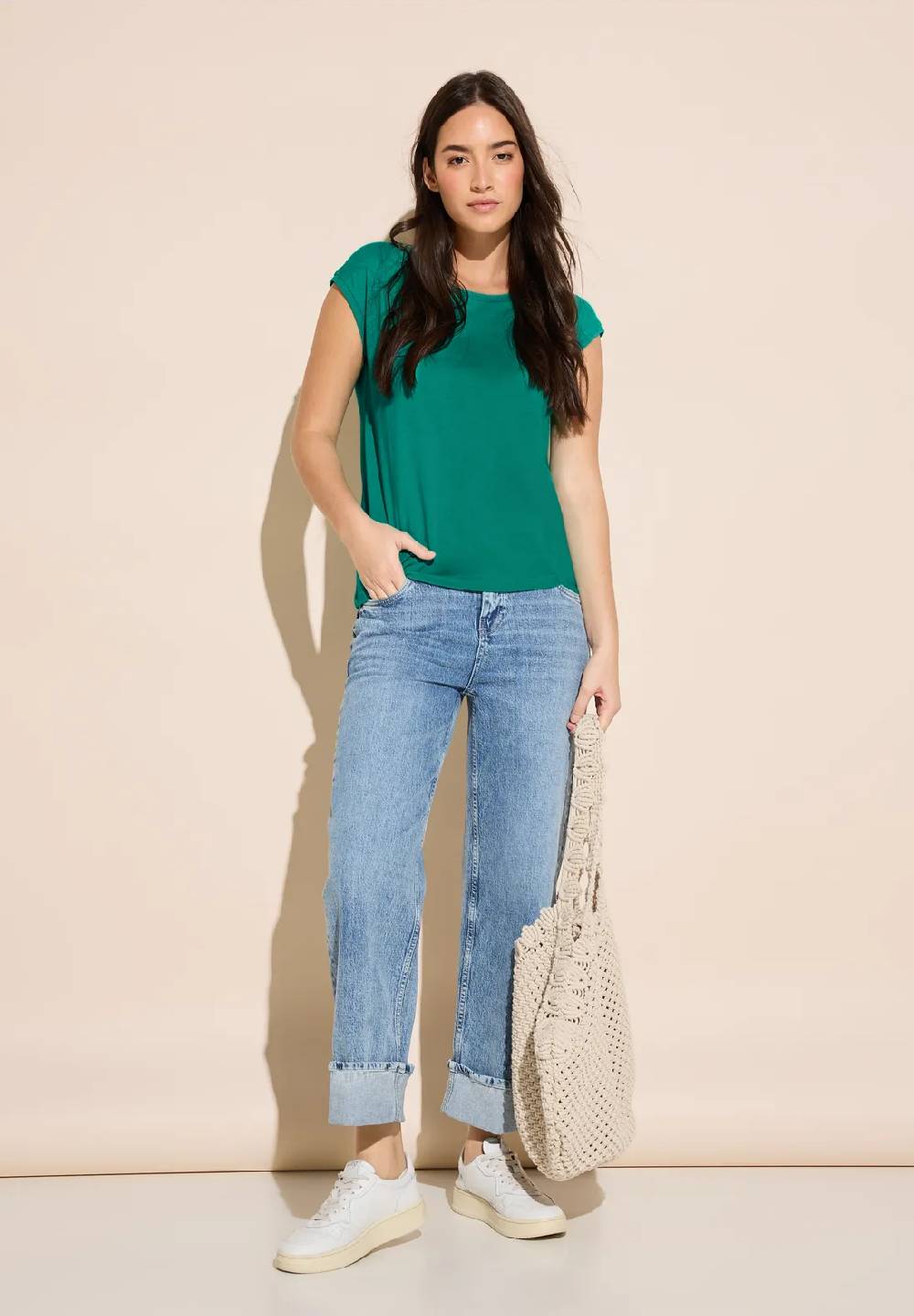 Street One T-Shirt in Unifarbe