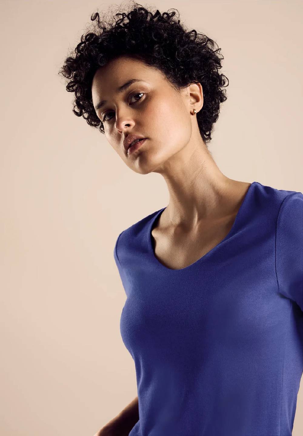 Street One T-Shirt in Unifarbe - Style PALMIRA