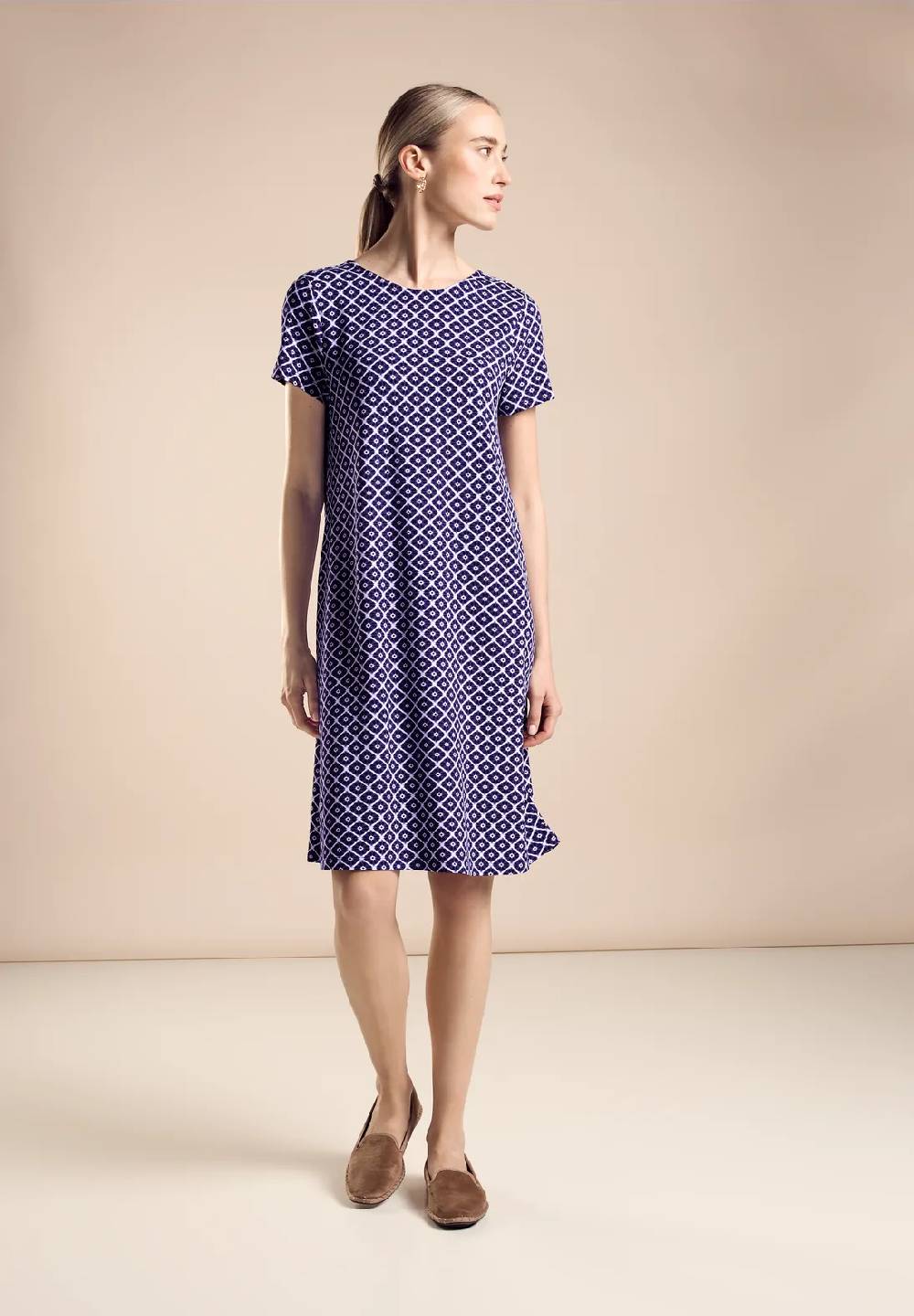 Street One T-Shirt Kleid mit Print