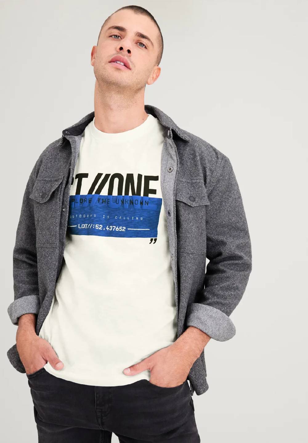 Street One T-Shirt mit 3D Frontprint